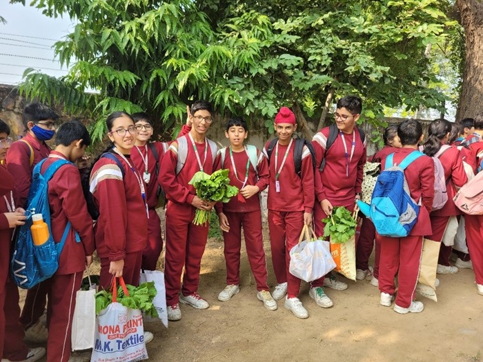 Class 8 engages in experiential learning at School Eco Park